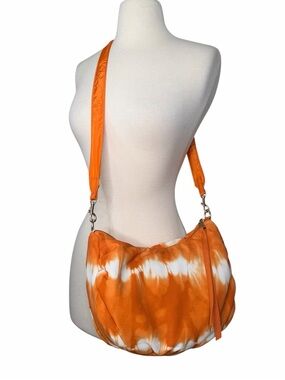 Vince Camuto Washable Nylon Crossbody Harlo in Orange Tie Dye
